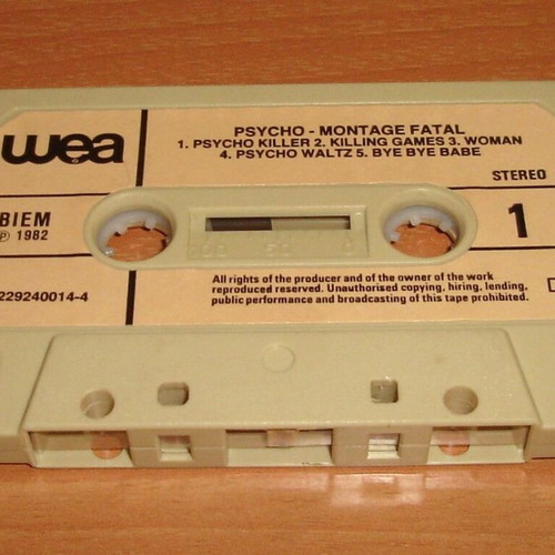 Psycho Montage Fatal cassette used, rock