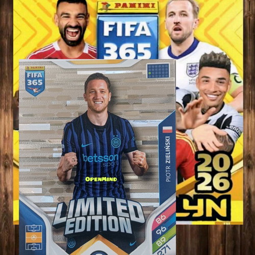 Κάρτα Zielinski limited FIFA 365 2026 Adrenalyn XL Inter Milan καινούργια