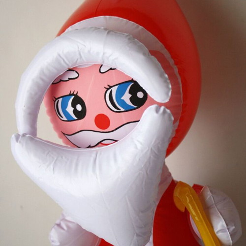 Vintage 80's Inflatable Santa Claus 58cm new