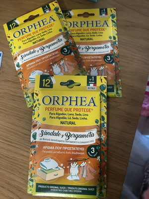Orphea Salvalana aromatic leaves with sandalwood and bergamot scent, pack of 60