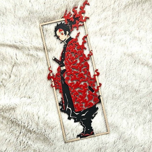 Demon Slayer 3D printed bookmark new, durable PLA+