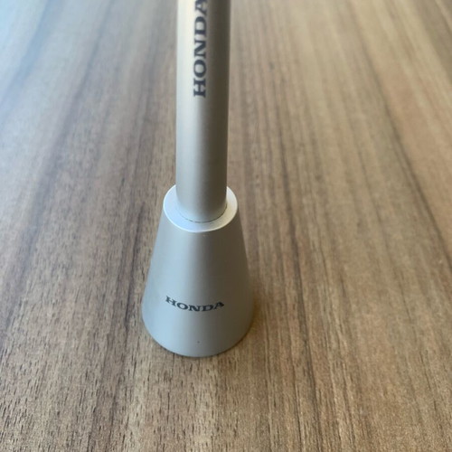 Honda Silver Edition collectible desk pen with aluminum base used