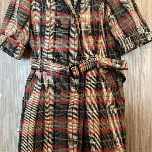 Women's coat used with short sleeve, multicolor, size XXL