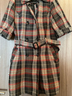 Women's coat used with short sleeve, multicolor, size XXL