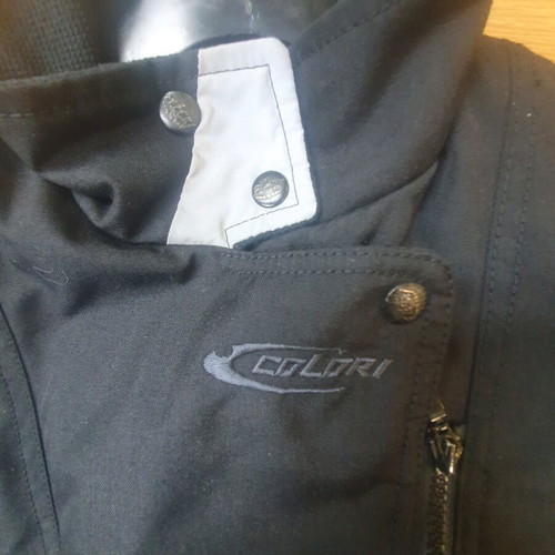 Colori motorcycle jacket black large size like new