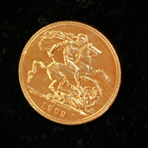 English Pound Coin 24K Gold Plated New Edward Head 1906-1909