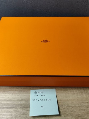 Hermes άδειο κουτί συσκευασία μεταχειρισμένο 38,5 x 30 x 6 εκ