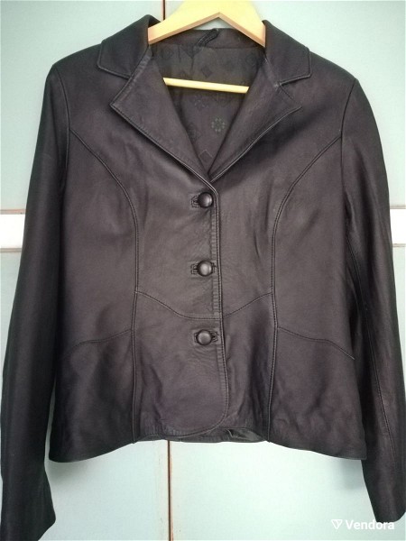  ginekio dermatino 𝐉𝐚𝐜𝐤𝐞𝐭, casual - konto, L (Women's Leather 𝐉𝐚𝐜𝐤𝐞𝐭, casual, size L)