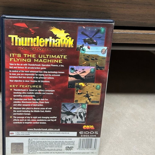 Thunderhawk Operation Phoenix PlayStation 2 game used