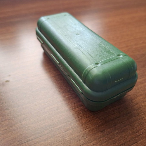 Plastic storage box like new with protective foam