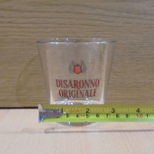 Disaronno Amaretto promotional set of two old glasses like new
