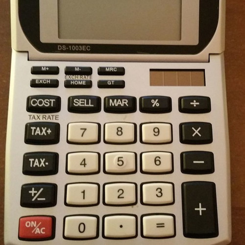 National DS-1003EC calculator new