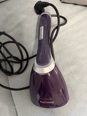 Philips Handheld Clothes Steamer 1300W with 70ml Tank, Like New, Purple