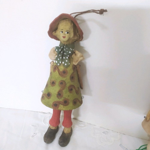 Ceramic handmade marionettes like new, pack of 2