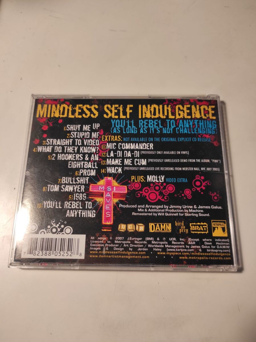 CD) Mindless Self Indulgence - You'll… - € 80,00 - Vendora.cy