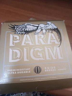 Χορδές ακουστικής κιθάρας Paradigm 10-50 Ernie Ball καινούργιο