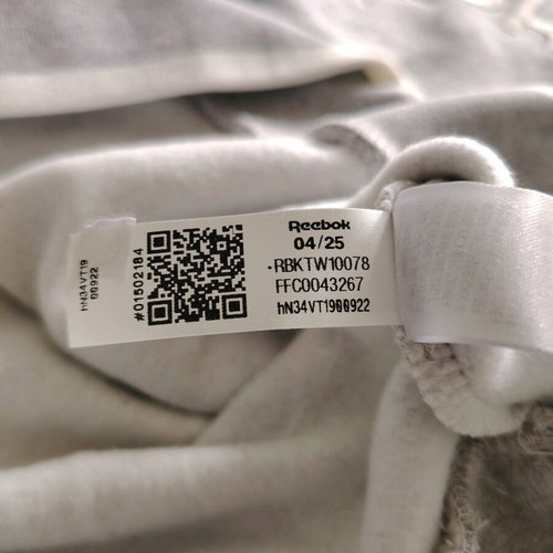 Reebok Gray Sweatshirt Size S New with Tags