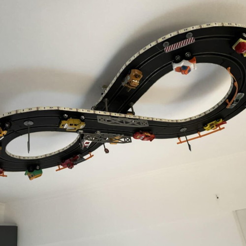 Ceiling light highway design like new with led, dimensions 97×47