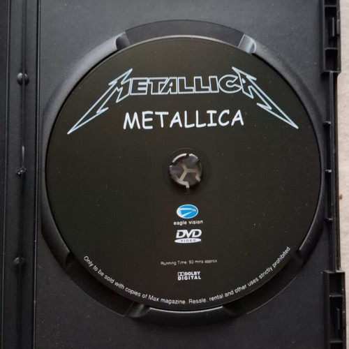 Metallica DVD documentary like new, Black Album tribute
