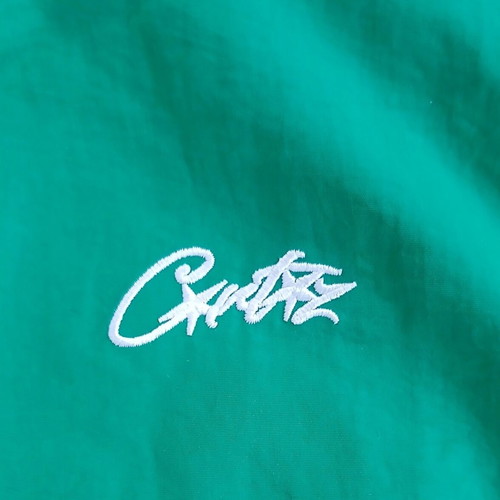 Nike 90s Deadstock Windbreaker Forest Green White new, size S