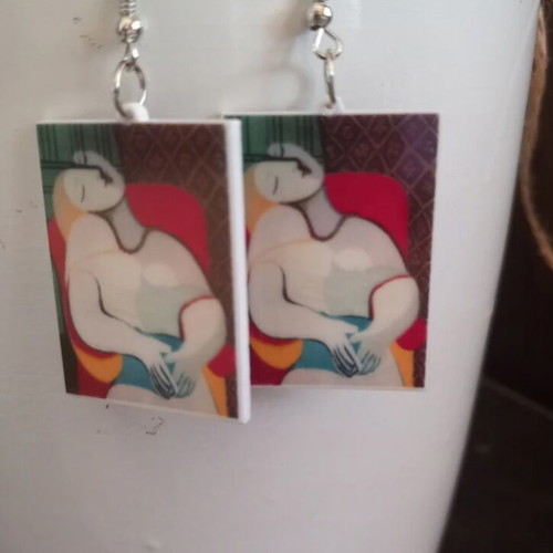 Pablo Picasso handmade earrings set The Dream