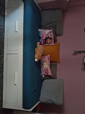 Ikea guest bed with two drawers, converts to double