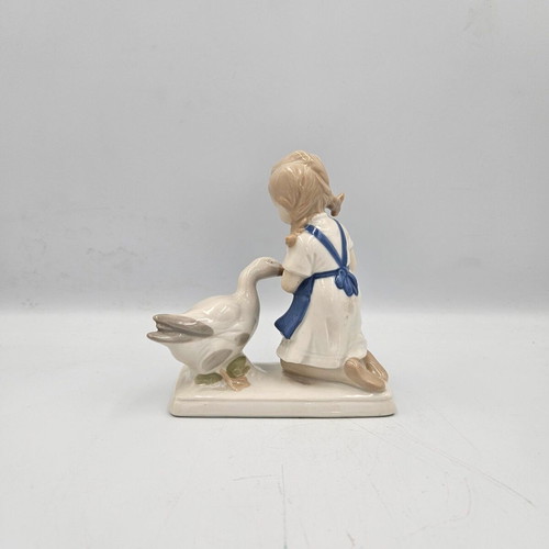 Porcelain figure GDR used from East Germany