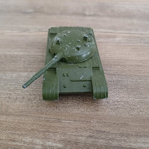 T 54 tank used, vintage Soviet metal toy