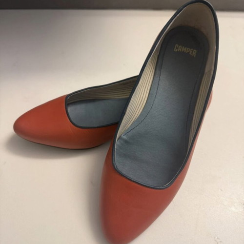 Camper ballerinas size 38 red like new