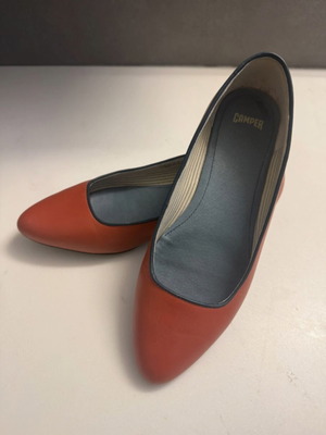 Camper ballerinas size 38 red like new
