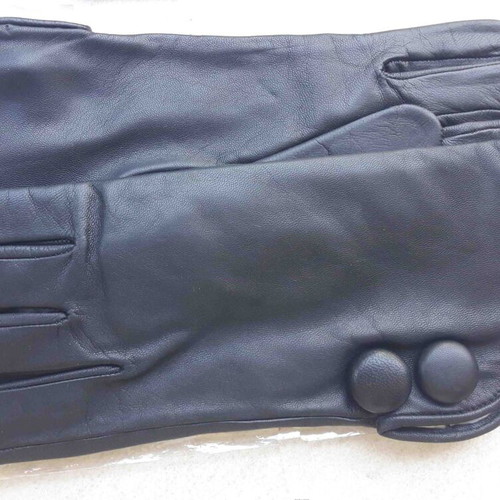Women's leather gloves No7.5 new, black
