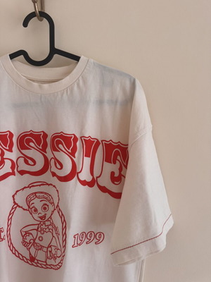 Disney Toy Story μπλούζα T-shirt μέγεθος M, μπεζ και κόκκινο