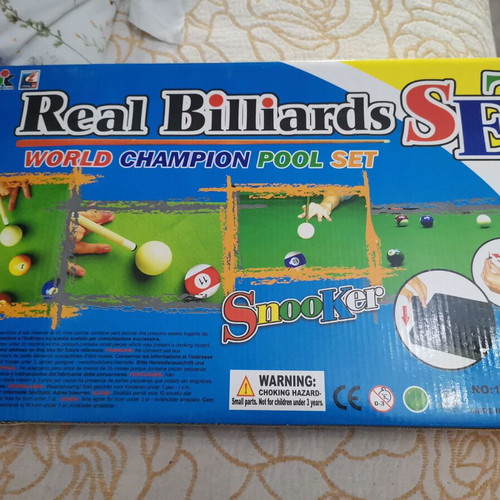 Small Tabletop Billiards Set used for Children