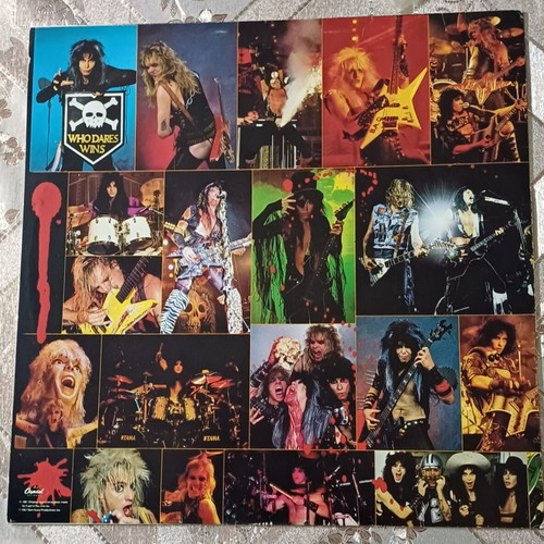 W.A.S.P. Live In The Raw vinyl record like new, metal