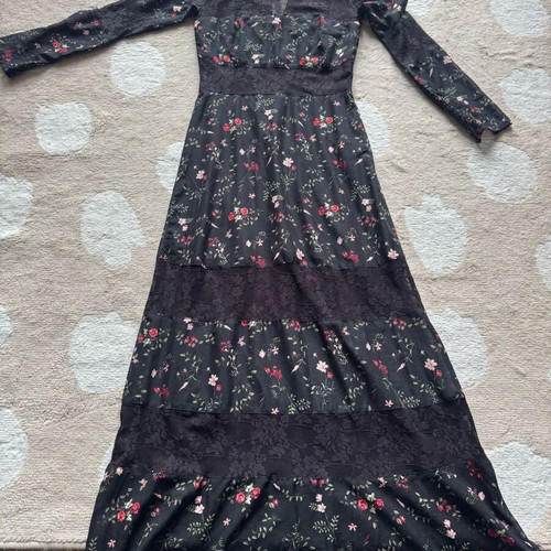 Stradivarius dress size S used, black multicolor
