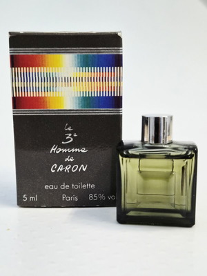 3e Homme de Caron vintage mini perfume 5ml new