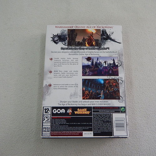 Warhammer Online PC DVD game like new