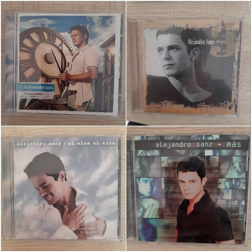 Alejandro Sanz CD collection used, 14 CDs, Latin