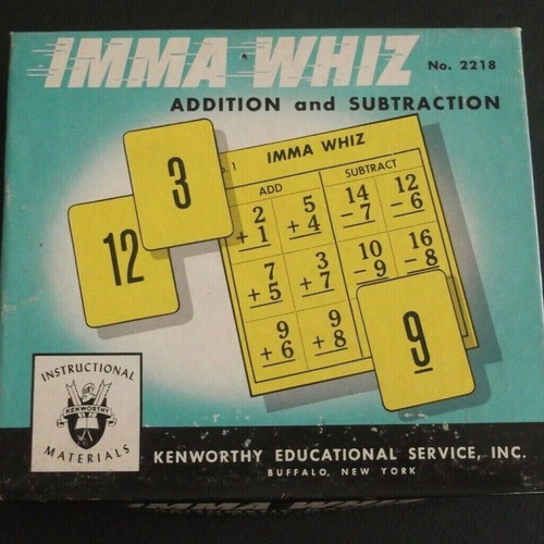 Imma Whiz Vintage Educational Math Game used, multiplication and division
