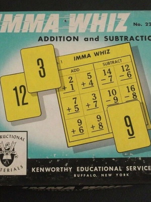 Imma Whiz Vintage Educational Math Game used, multiplication and division