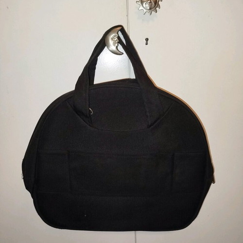 Diplomat shoulder bag black new