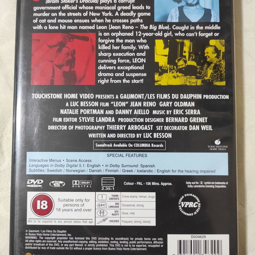 DVD movies like new, pack of 4 with subtitles