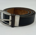 Bvlgari leather belt small size used, dark brown, 95 cm
