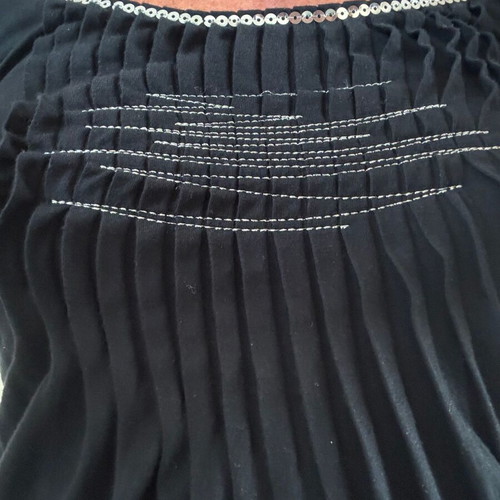 LTB blouse with straps and sequins, like new, size S