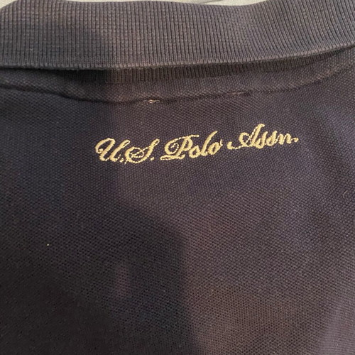 U.S. Polo Assn. polo shirt used, blue xl with slim fit