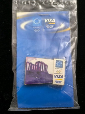 Athens 2004 Visa Pin new