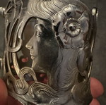Σετ 5 μεταχειρισμένες ποτηροθήκες WMF Art Nouveau 1903-1910