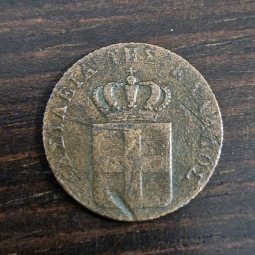 2 Lepta Othonas 1840 used in decent condition