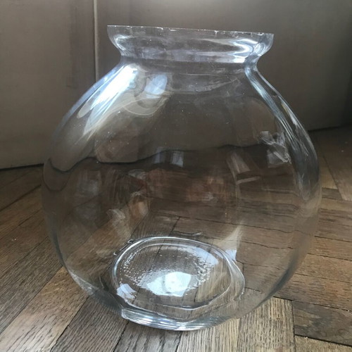 Glass vase retro vintage like new