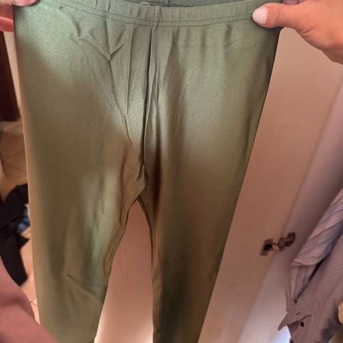 Shiny Leggings Cypress Green XS/S like new